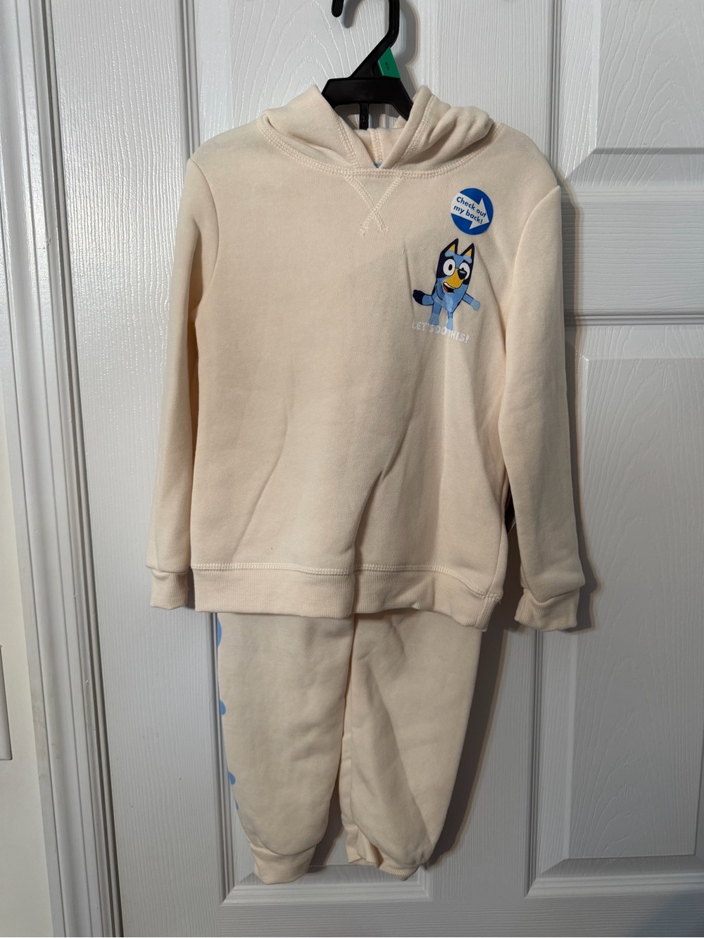 Bluey Kids Cream Sweatpants & Joggers Set by Bluey